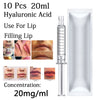 10pcs New 20ml hyaluronic acid for filling face lips DoDo mouth for atomizer hyaluronic pen