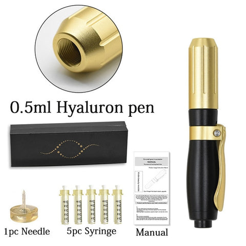 2019 New High Pressure Hyaluronic Acid Pen High density metal For Anti Wrinkle Lifting Lip hyaluron gun atomizer hyaluronic pen