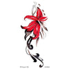 Fashion Colorful Flowers Tattoo Women New Waterproof Temporary Black Tattoo Sticker Body Art