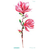 Fashion Colorful Flowers Tattoo Women New Waterproof Temporary Black Tattoo Sticker Body Art