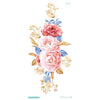 Fashion Colorful Flowers Tattoo Women New Waterproof Temporary Black Tattoo Sticker Body Art