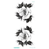 Fashion Colorful Flowers Tattoo Women New Waterproof Temporary Black Tattoo Sticker Body Art